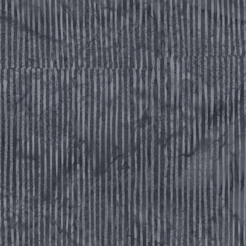Gray striped batik fabric.