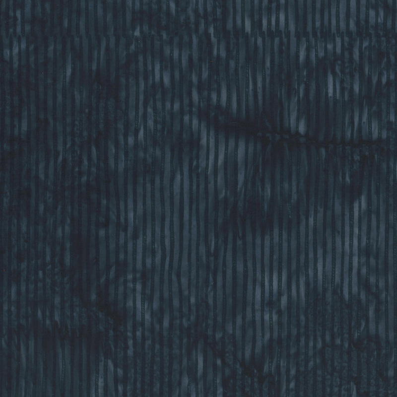 Soft black striped batik fabric.