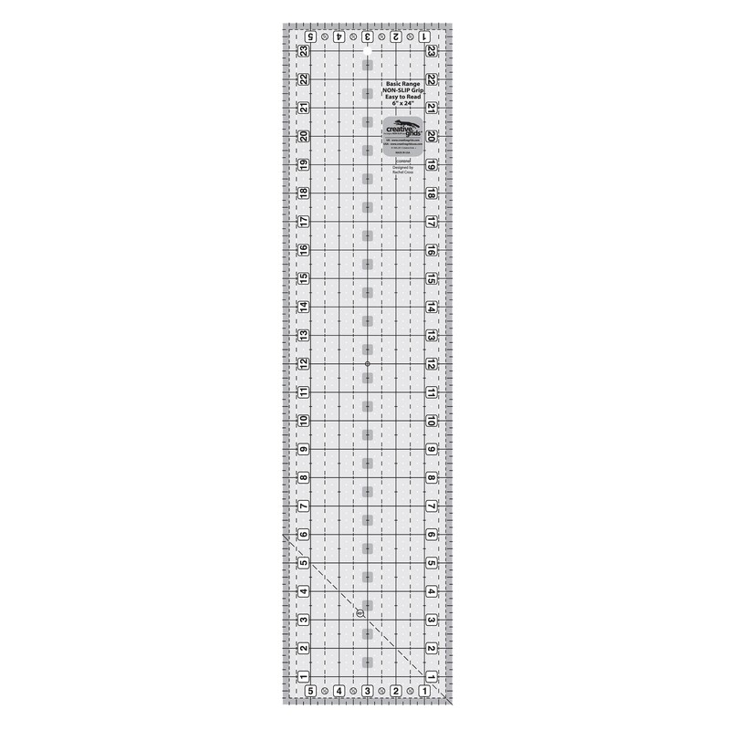 Creative Grids Quilt Ruler Basic Range 6in x 24in Rectangle