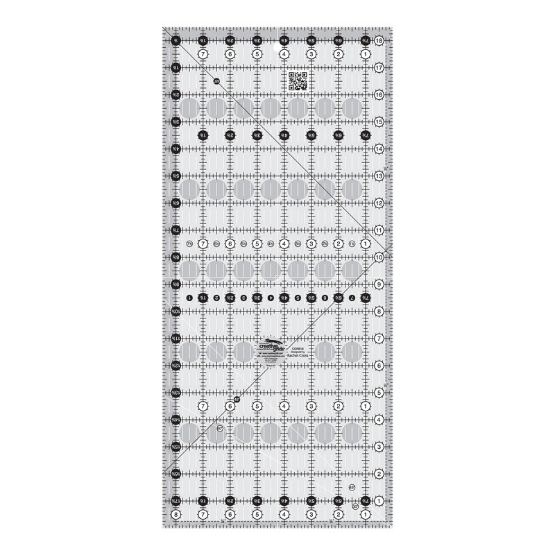 Creative Grids Quilt Ruler 8-1/2in x 18-1/2in Rectangle
