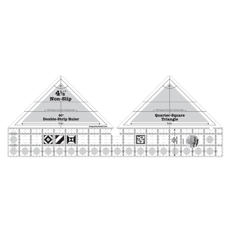 Creative Grids Quilt Ruler 90 Degree Double-Strip