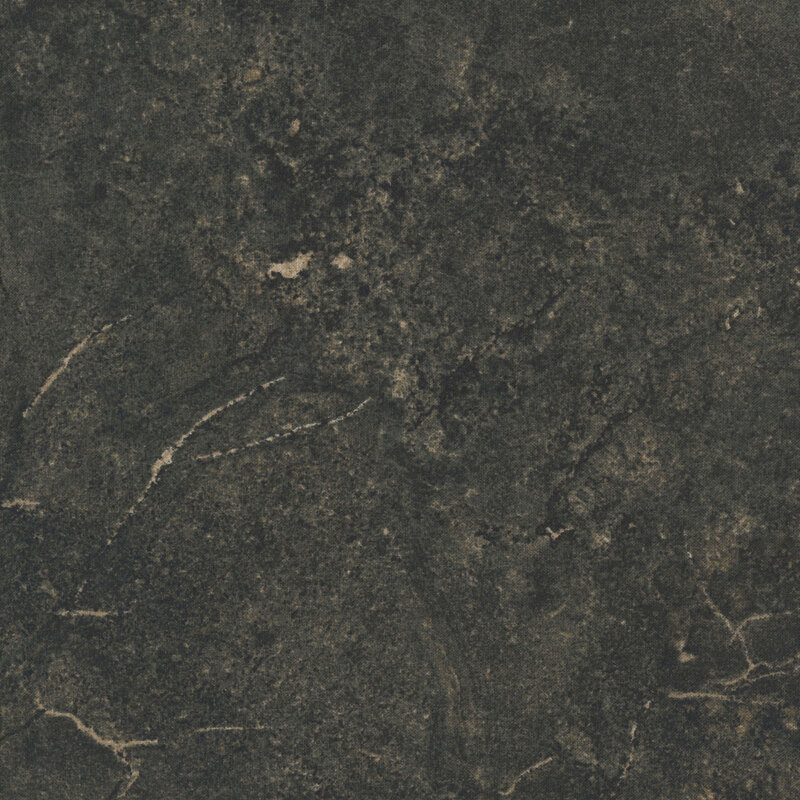 Dark slate gray fabric with a softly textured surface that emulates the look of natural stone. 