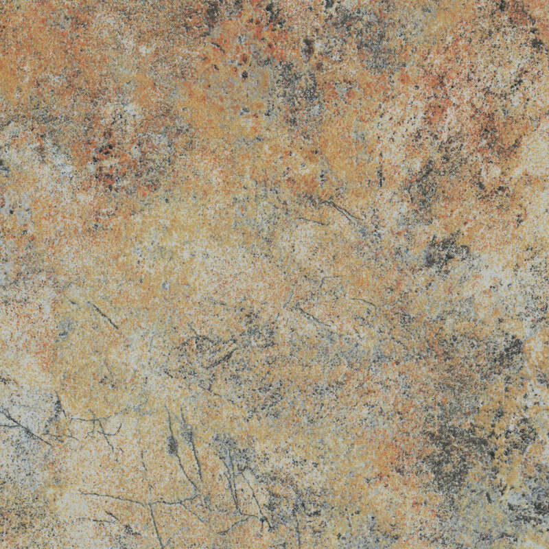 iron brown fabric with a softly textured surface that emulates the look of natural stone. 