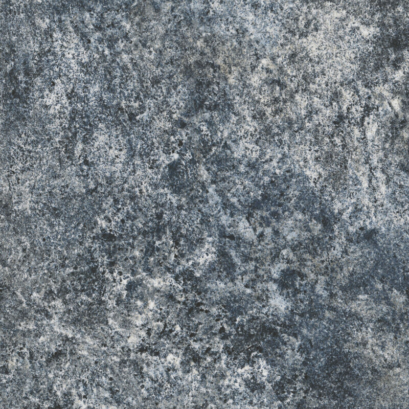 Steel gray fabric with a softly textured surface that emulates the look of natural stone. 