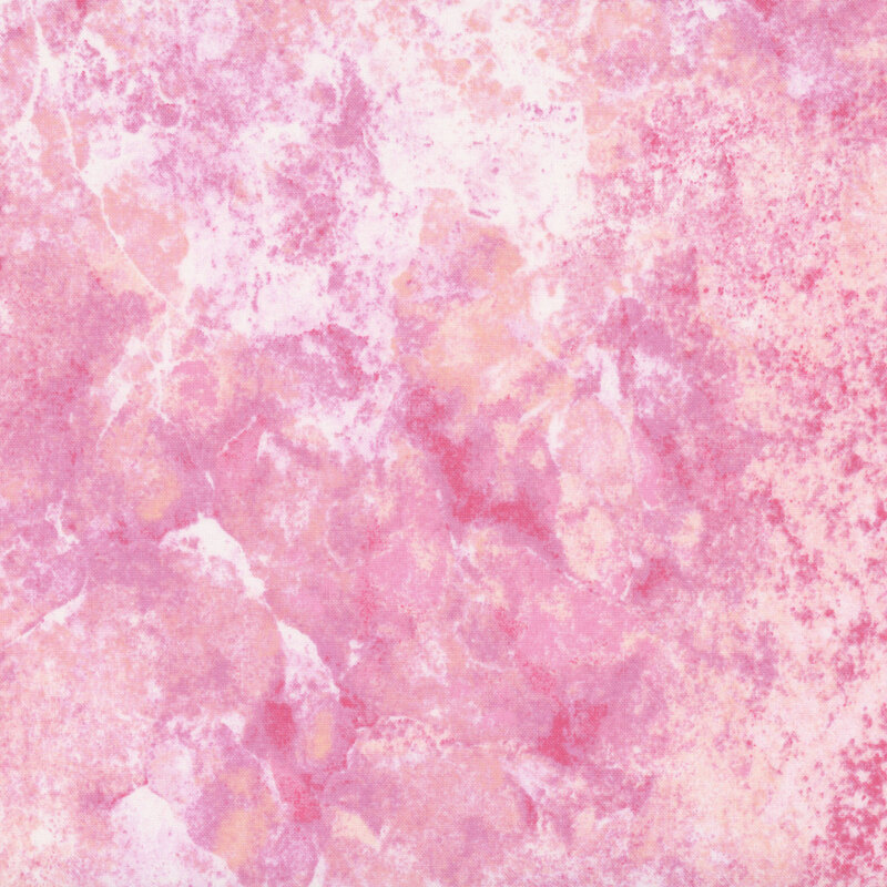 Baby pink fabric with a softly textured surface that emulates the look of natural stone. 