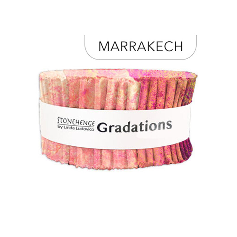 Stonehenge - Gradations 2.5" Strips Marrakech, isolated on a white background. 