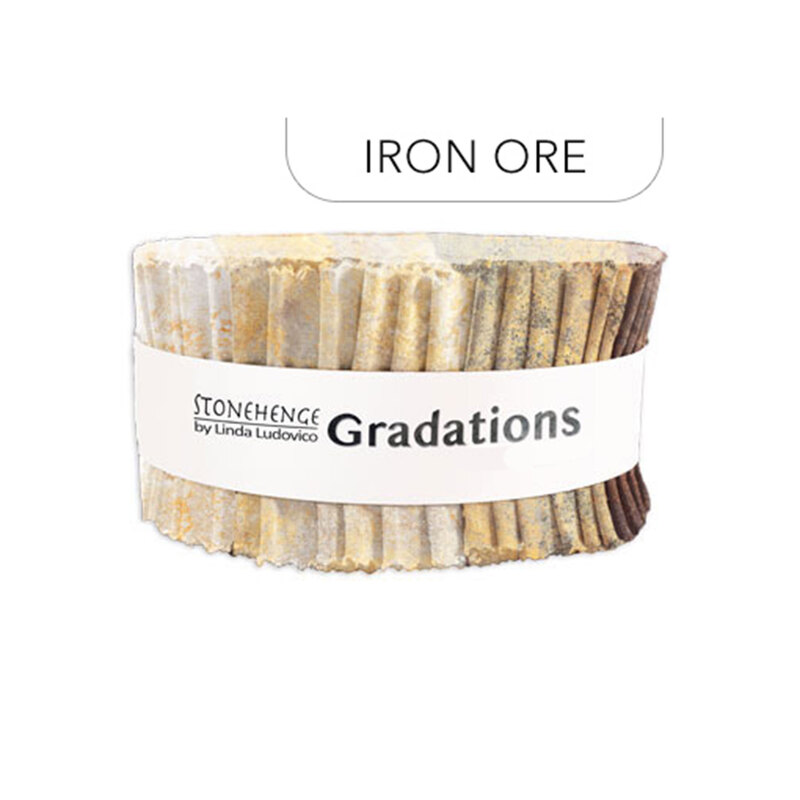 Stonehenge - Gradations 2.5" Strips Iron Ore, isolated on a white background. 