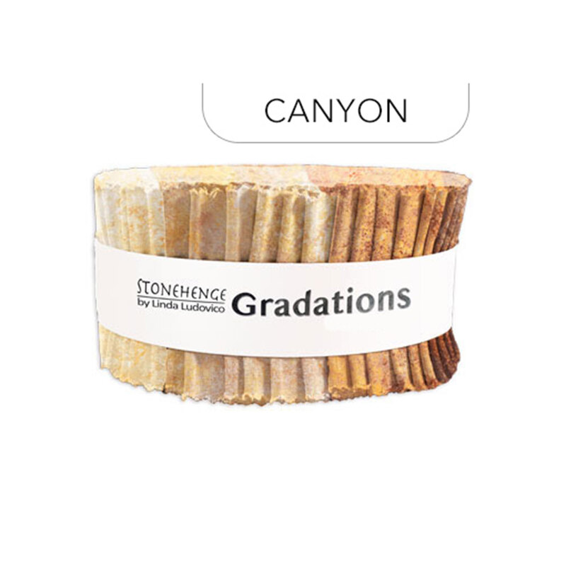 Stonehenge - Gradations 2.5" Strips Canyon, isolated on a white background. 