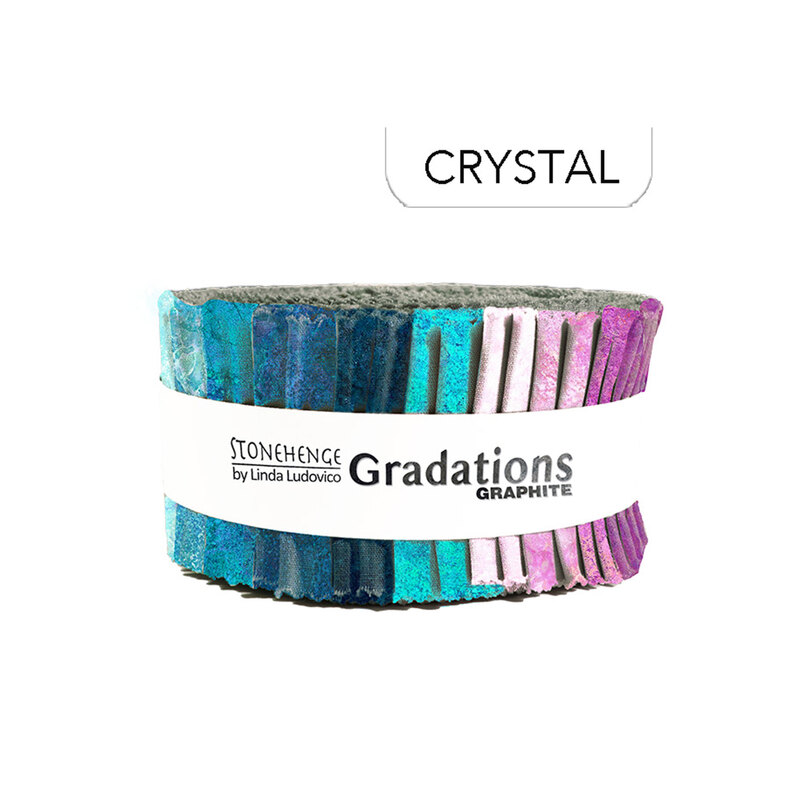 Stonehenge - Gradations 2.5" Strips Crystal, isolated on a white background. 