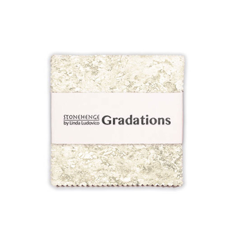 Stonehenge - Gradations 5" Squares Mineral isolated on a white background. 