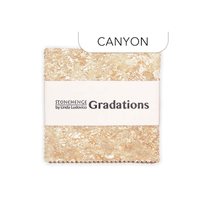 Stonehenge - Gradations 5" Squares Canyon isolated on a white background. 