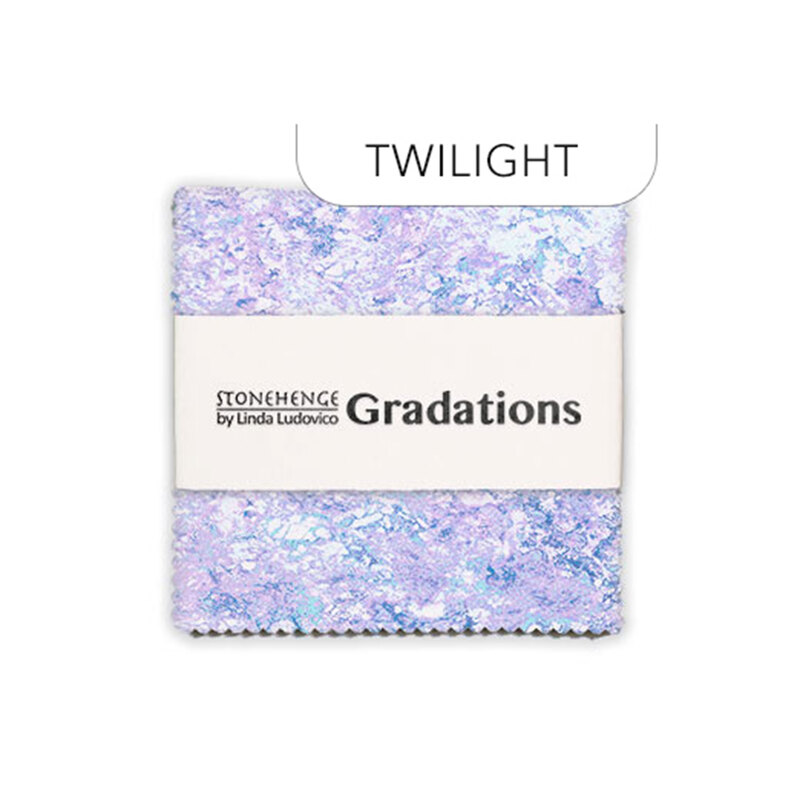 Stonehenge - Gradations 5" Squares Twilight isolated on a white background. 