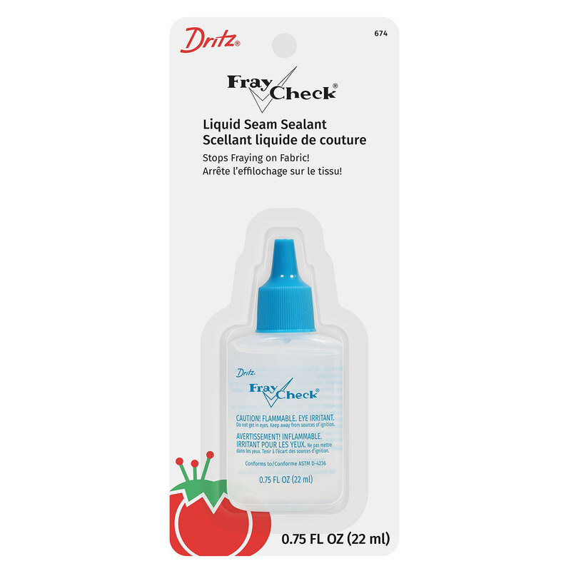 The dritz fray check in its packaging isolated on a white background. 
