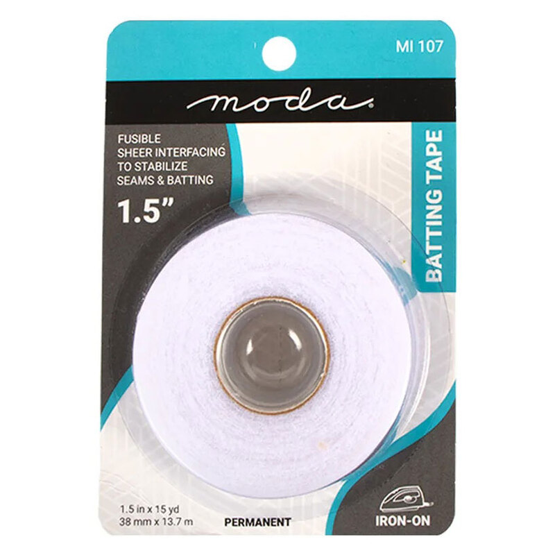 Roll of the 1.5" batting seam tape in packaging 