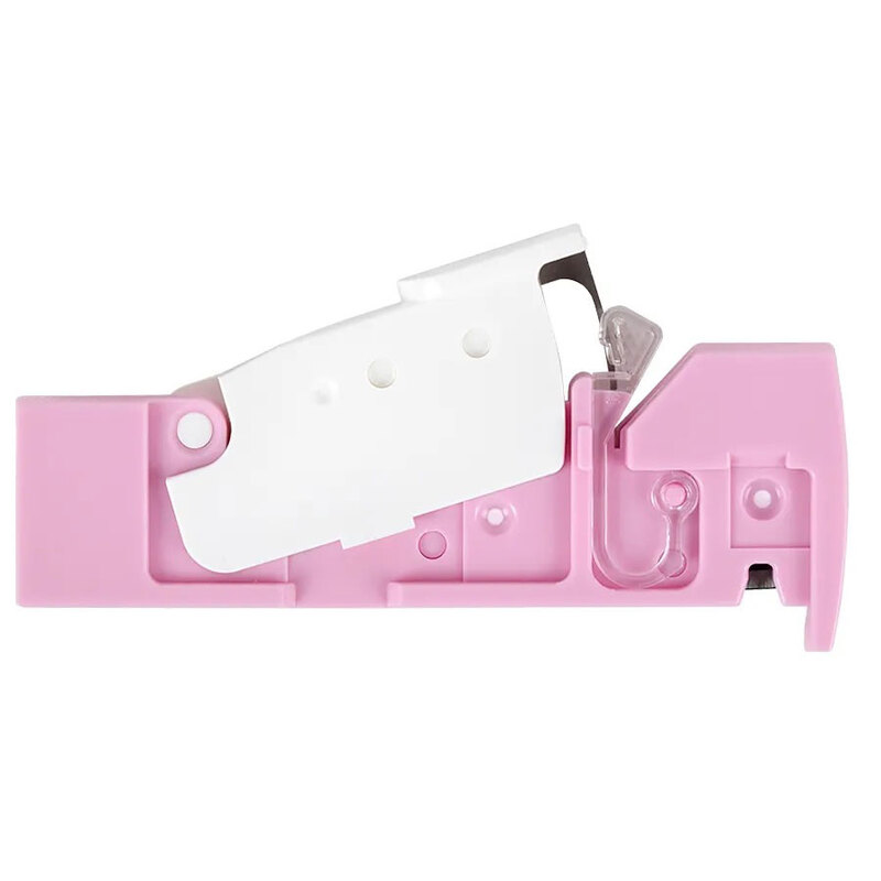 Image of the pink and white replacement cartridge isolated on a white background.