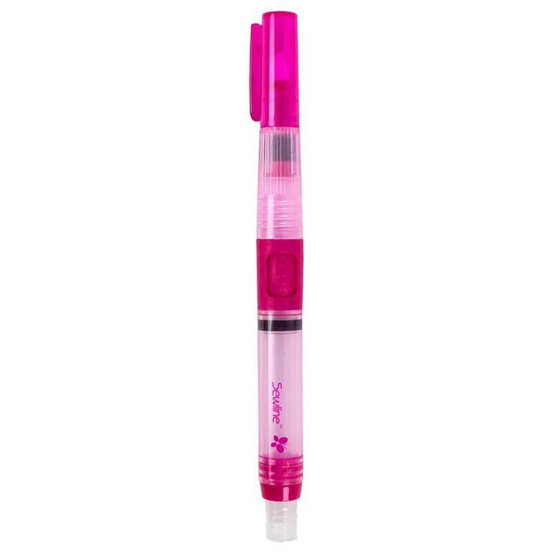 Image of the pink Sewline Aqua Eraser pen isolated on a white background.
