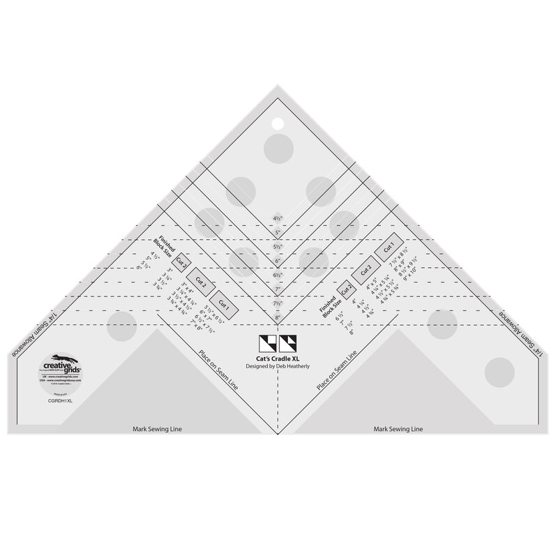 Creative Grids Cat's Cradle XL Tool #CGRDH1XL isolated on a white background.
