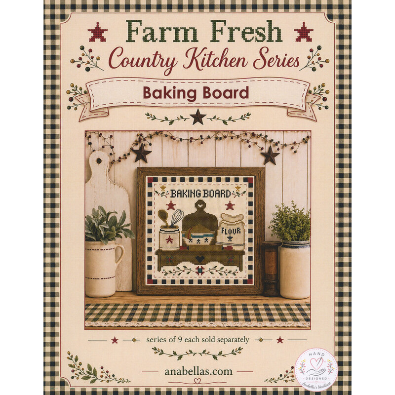 Farm Fresh Country Kitchen Series baking board with decorative farmhouse packaging.