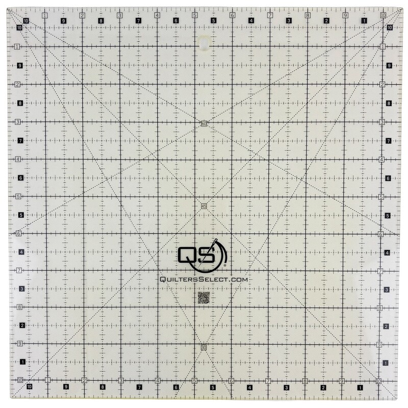 Quilters Select Non-Slip Ruler 10-1/2in x 10-1/2in