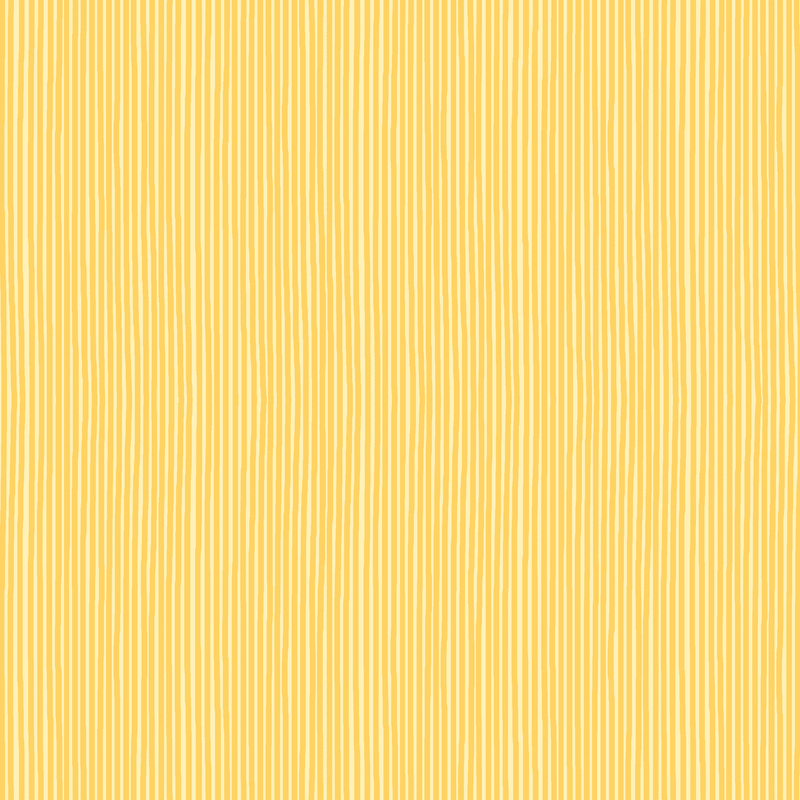 Yellow fabric with a natural, tonal striped pattern.
