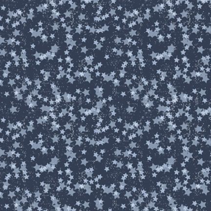 scattered clusters of tonal stars on a dark blue background.