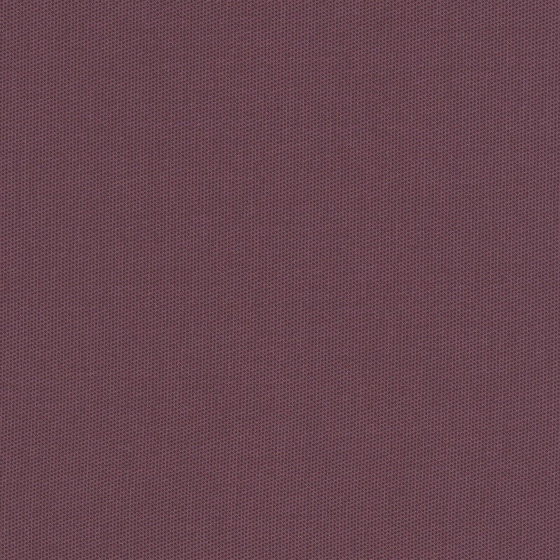 Basic mulberry fabric with a packed pattern of small dark mulberry dots.