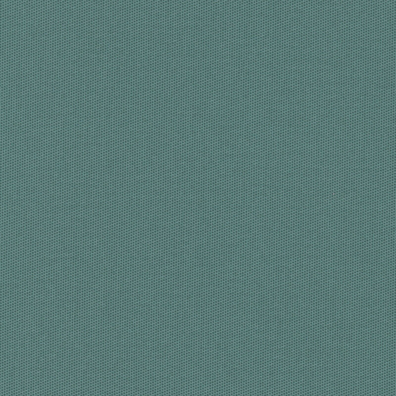 Basic light phthalo green fabric with a packed pattern of small dark teal dots.