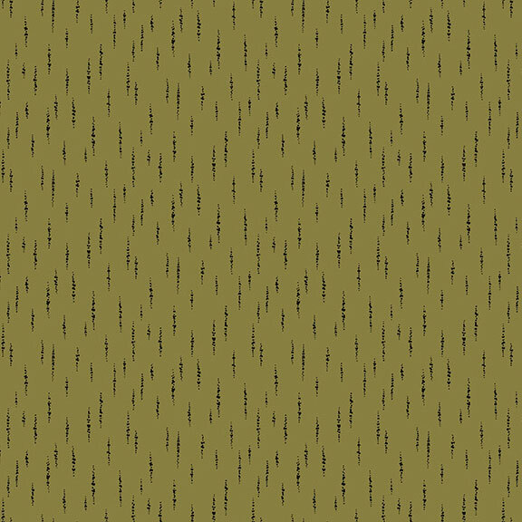 This frog green fabric features black textured lines that add motion and dimension to projects. 