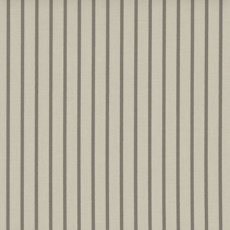 Light taupe fabric with small brown stripes.