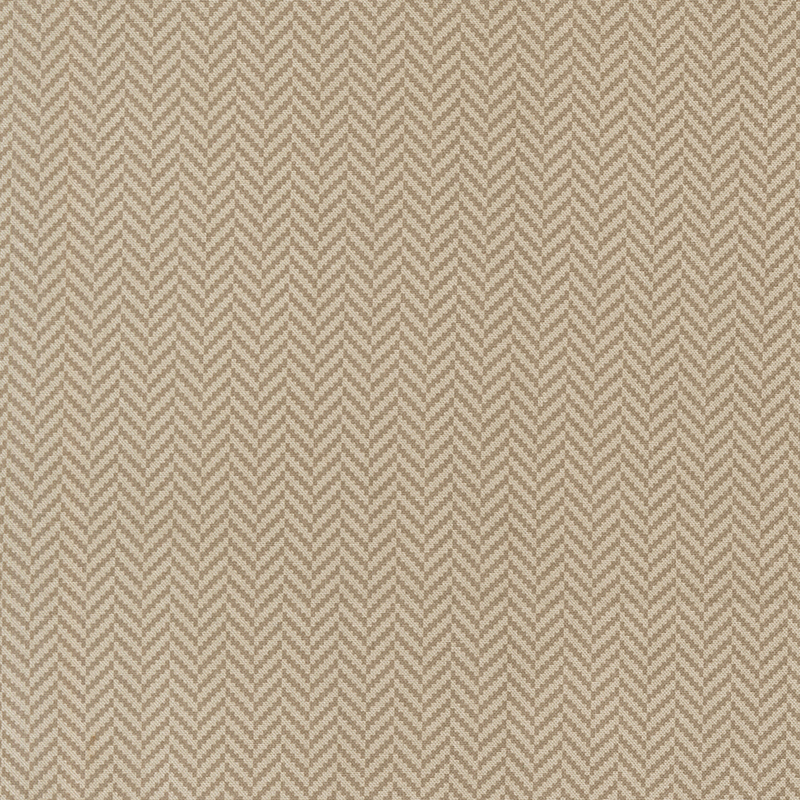 A latte fabric featuring a small herringbone pattern.