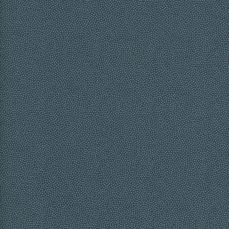 Dark teal fabric with small, packed teal dots.