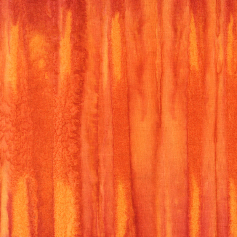 Orange and yellow natural striped batik.