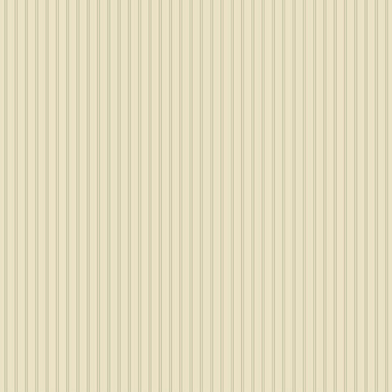 Cream fabric features a classic pattern of delicate, thin stripes.