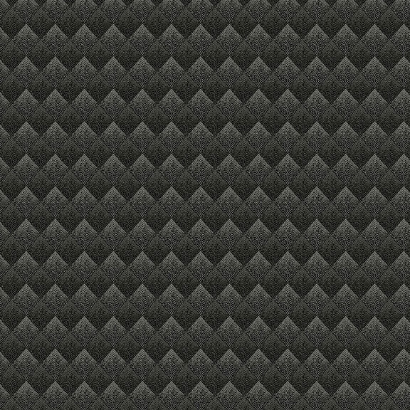 A black fabric with a subtle checkered pattern.