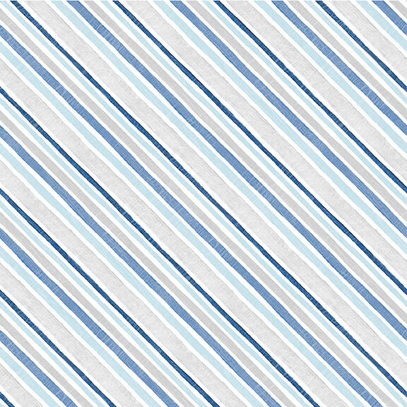diagonal stripes in shades of white, grey and blue