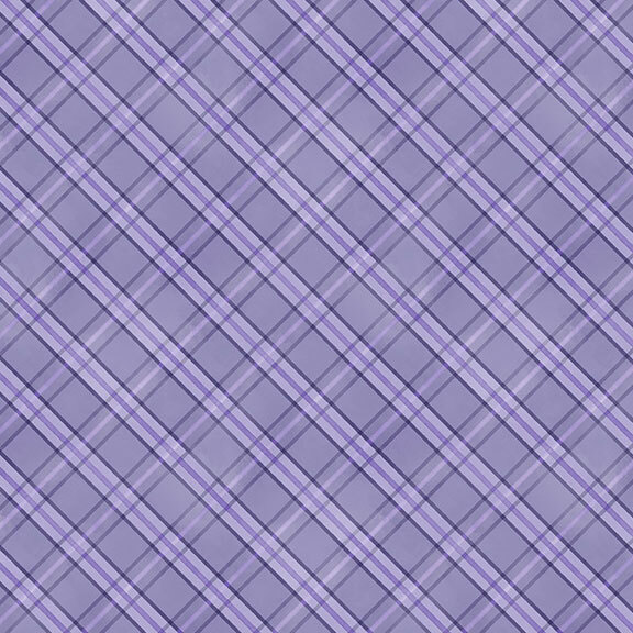 dark heather purple fabric featuring a tonal purple diagonal plaid pattern