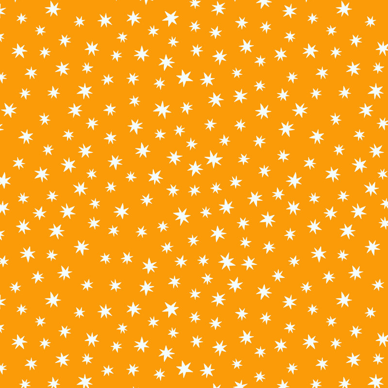 A light orange fabric scattered with stars.