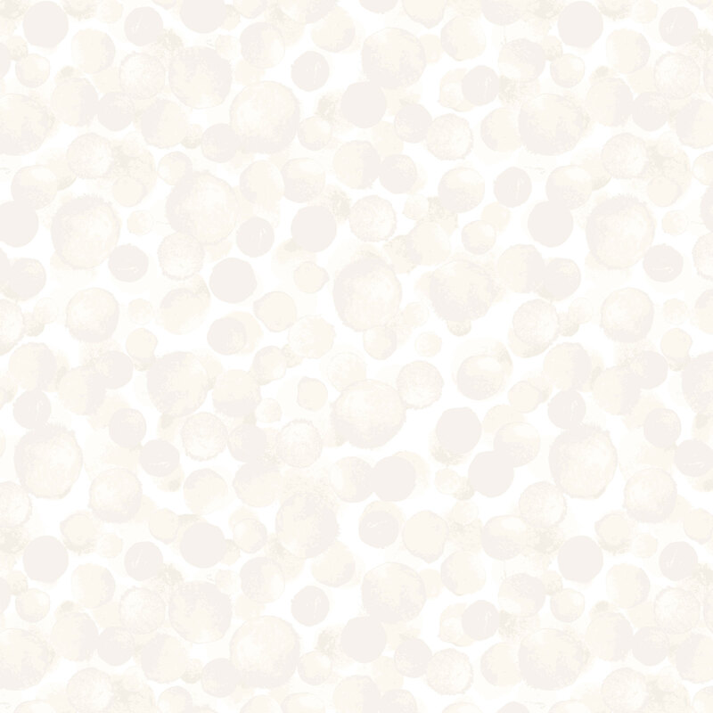 A white fabric with scattered dots.
