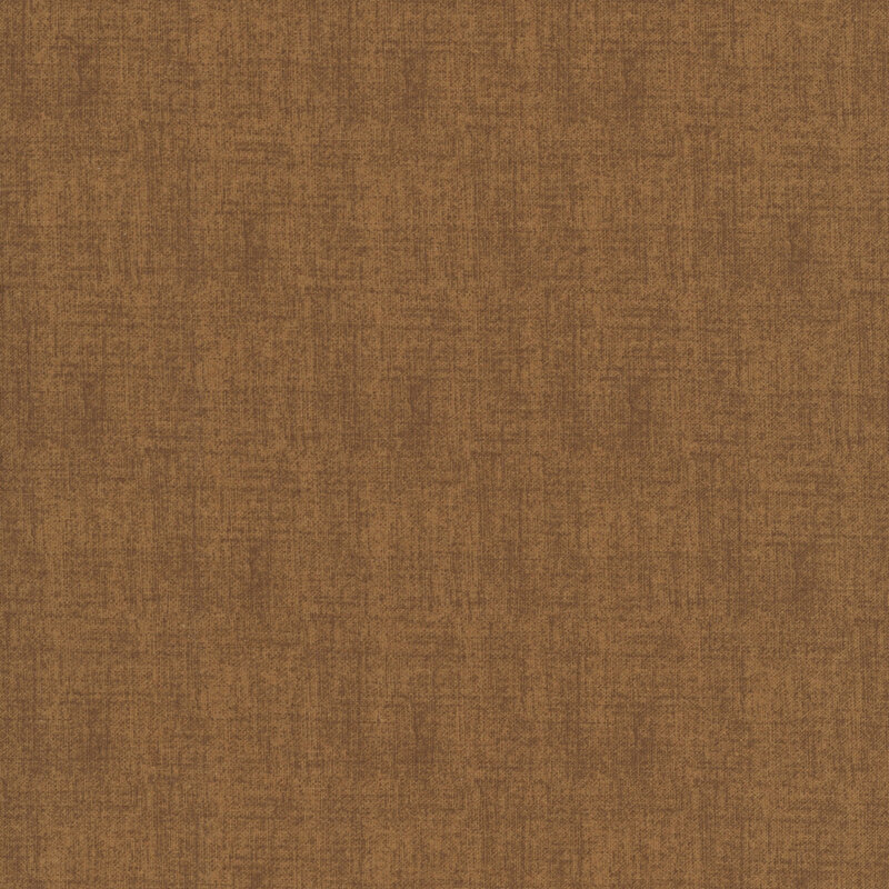 textured linen fabric in burnt umber