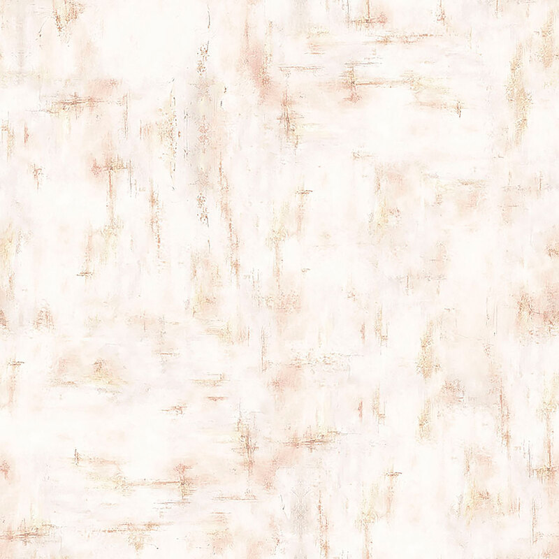 Textured basic cream fabric with a mottled and distressed design in dark and light brown.