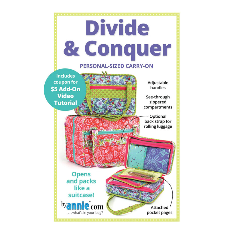 Front of the Divide & Conquer Pattern from byannie.com showing finished project.
