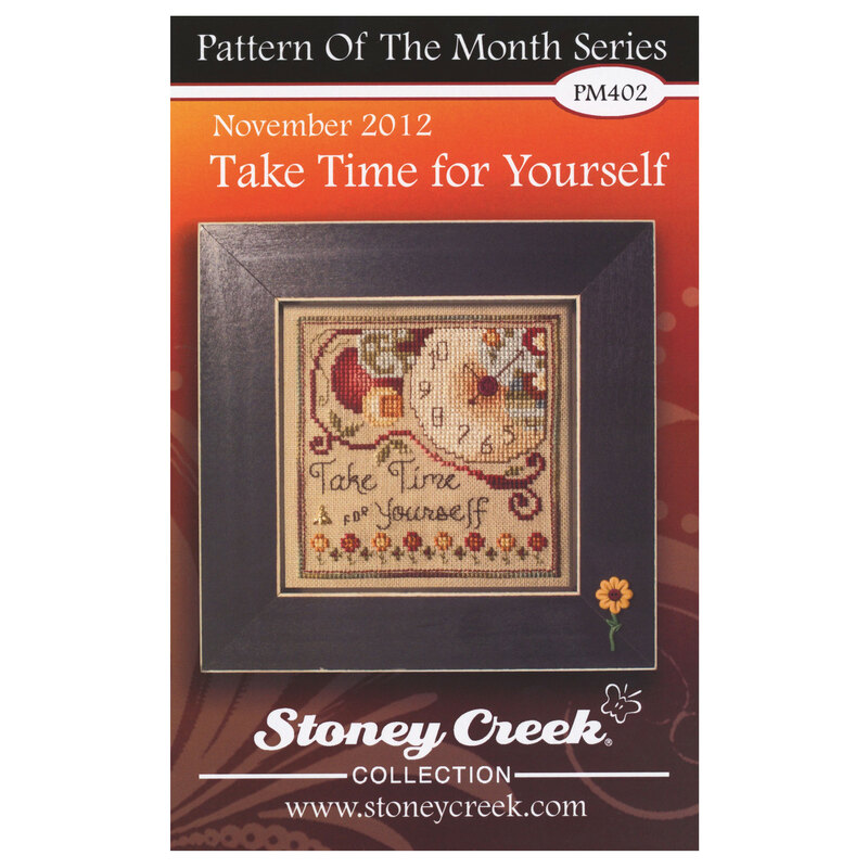 Front cover of the pattern showing the completed project. 