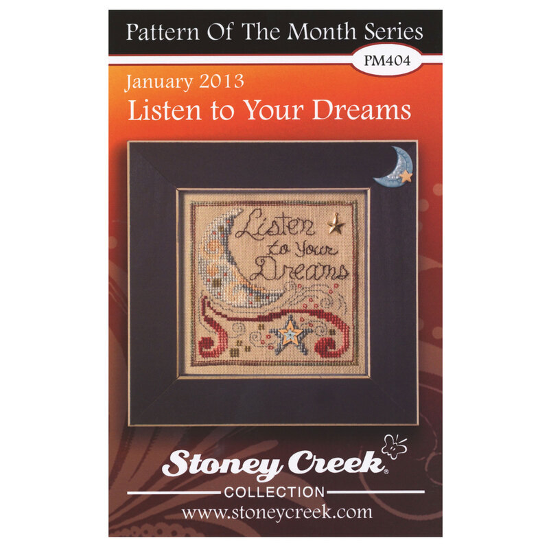 Front cover of the pattern showing the completed project. 
