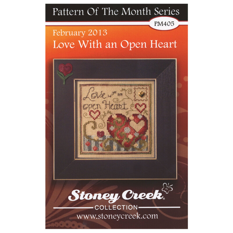 Front cover of the pattern showing the completed project. 
