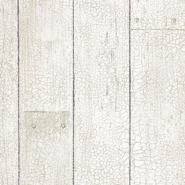 Cream fabric with a cracked and sandy wooden plank texture.