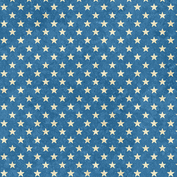 Mottled blue fabric with a pattern of scattered white stars.