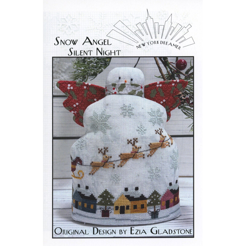 Cover for the Snow Angel Silent Night cross stitch pattern