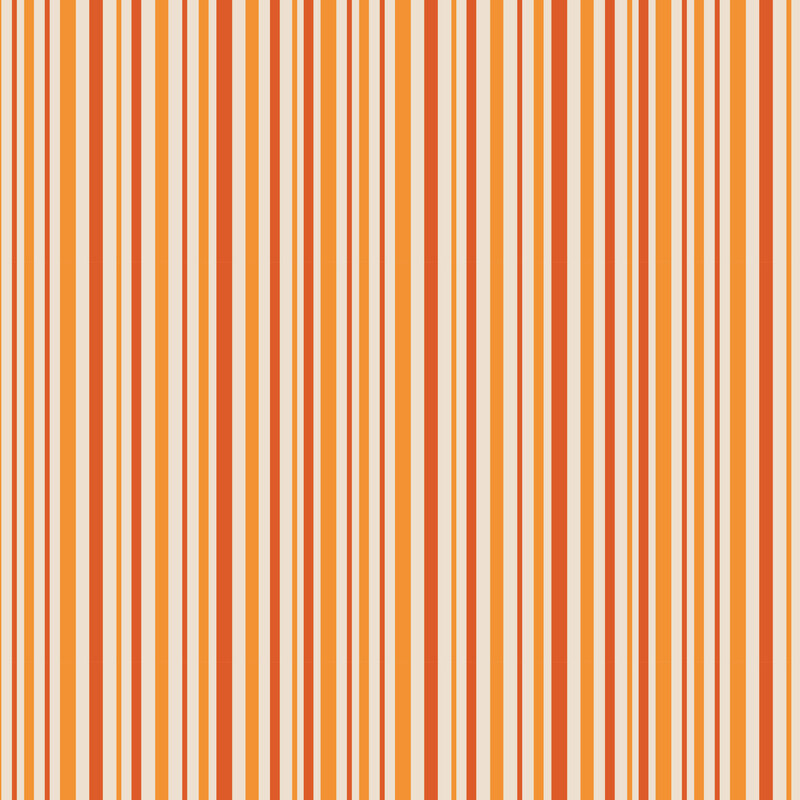 Vertical stripe pattern in varying shades of orange on a white background.