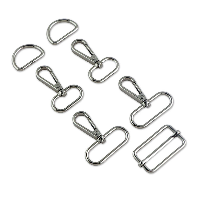An image of the nickel hardware for the Casablanca pattern, isolated on a white background.