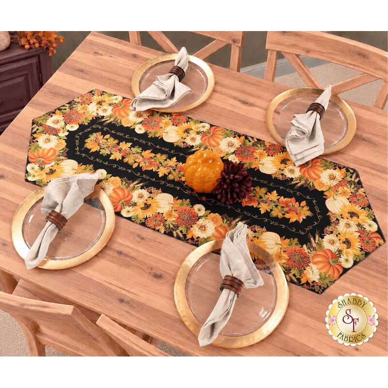 Easy Striped Table Runner Kit - Give Thanks | Shabby Fabrics